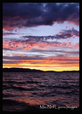Canyon Ferry Sunset - Copyright MacNeil Lyons Images