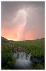 Lightening Waterfall - Copyright MacNeil Lyons Images
