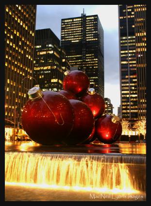 NYC Christmas Balls - Copyright MacNeil Lyons Images
